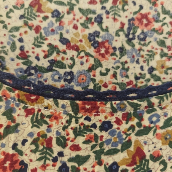 Natural Life boho tiny floral print babydoll dress - Picture 3 of 4